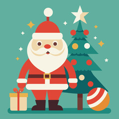 retro-style-christmas-postcard-with-santa-and-deco