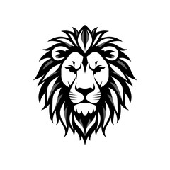 Fototapeta premium Vector logo of a lion king head wearing a crown suitable for use as an esport logo