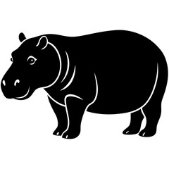Fototapeta premium rhino vector illustration