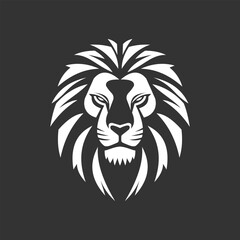 Lion head logo vector design for e-sports brands and other brands