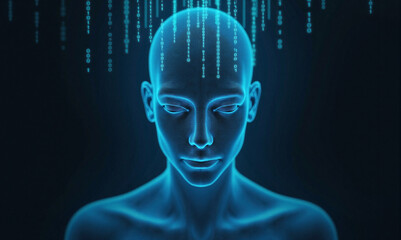 3d rendered illustration of a human head