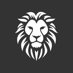 Lion head logo vector design for e-sports brands and other brands