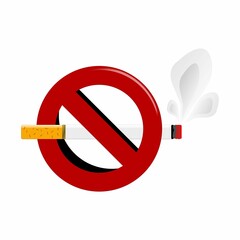 NO SMOKING SIGN OR world no tobacco day