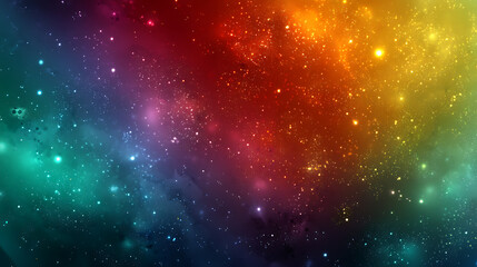 outer space rainbow neon galaxy