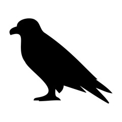 silhouette bird icon. Silhouette icon style. Animal icon
