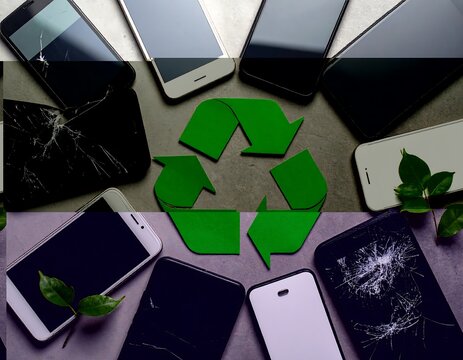 Broken phones recycled