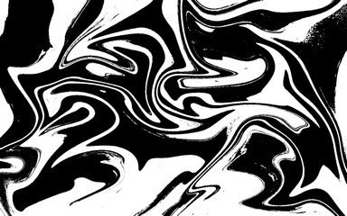 Abstract background with a black and white warped pattern
