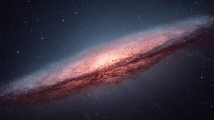 Obraz premium Mysterious pulsating cosmic object in a starry galaxy, revealing the wonders of astronomical discovery