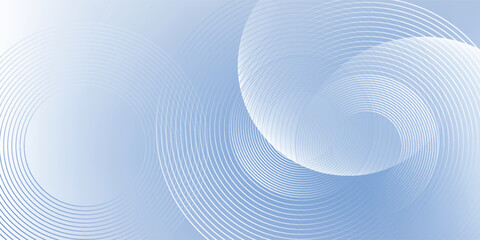 Abstract blue modern background with circle elements. Digital technology concept. vector illustration