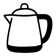 Teapot Icon – Classic Tea or Coffee Pot