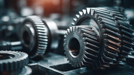 gear, mechanics, metal, industrial, precision, machinery, engineering, technology, manufacturing, automation, mechanism, steel, parts, equipment, tools, system, movement, production, factory, workshop