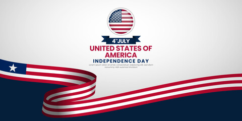Liberia independence day banner background 26 July design element with waving ribbon flag