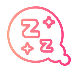 zzz gradient icon