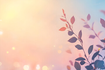 autumn leaves background with purple color. For wallpaper and background. 