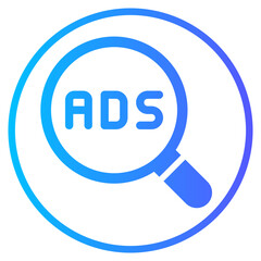 search gradient icon