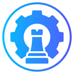 strategy gradient icon