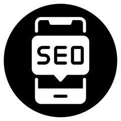 seo glyph icon