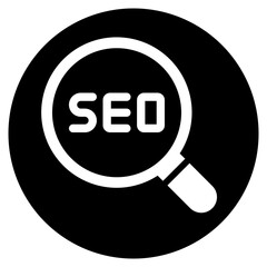 seo glyph icon
