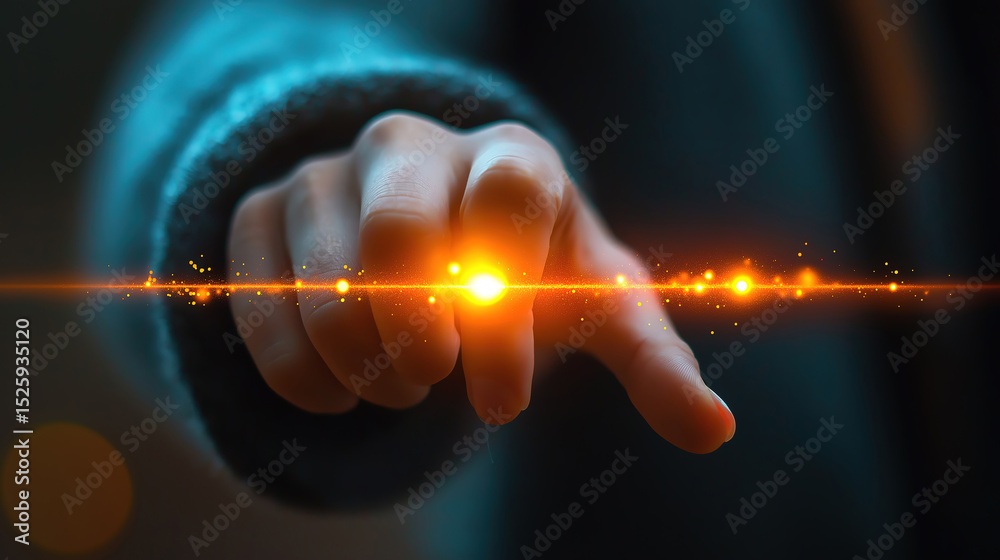 Wall mural cloud computing and network storage concept with businesswoman hand interacting with ui icon