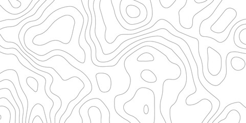 Abstract topography contour map line and modern wavy map line design, digital print terrain lines texture vector white background.