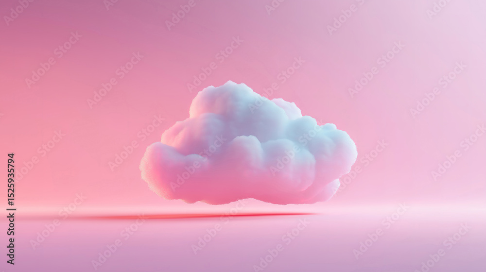 Poster digital network security and cloud computing concept emphasizing secure data connectivity