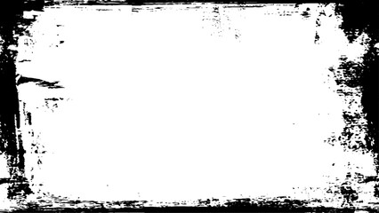 Hand drawn blank grunge background with distressed weathered effect retro grungy overly brush stroke. Vector illustration.