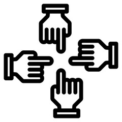 Collaboration Outline Icon