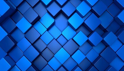 Abstract geometric pattern of interlocking cubes (2)