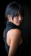 女, ファッション, ドレス, 美しさ, モデル