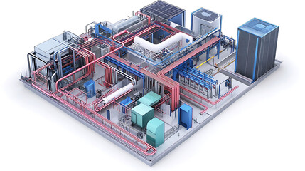 Smart APIs for HVAC and Mechanical Systems Layout in Buildings