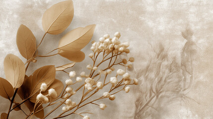 Boho texture overlay. Backgrounds. Overlay design. Textile mockups. Packaging. Social media templates. Botanical overlays on neutral linen background