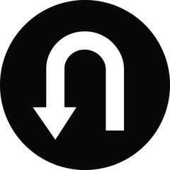 road sign icon in Flat outline style different directions isolated on transparent background 