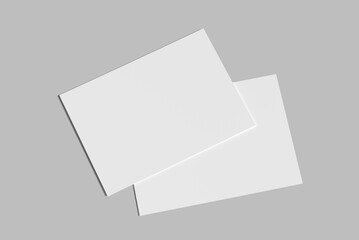 Minimalist A6 Postcard Blank Mockup