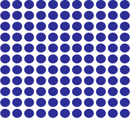 Cute Polka Dot Circle Pattern Navy