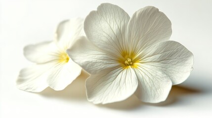 Delicate White Blossoms: A Close-Up of Pristine Flowers