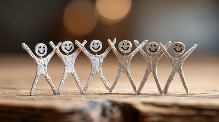 Several stick figures coordinating efforts represent how collaboration and communication fulfill common goals.
