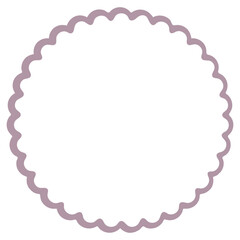 Sweet Bakery calloped Cookie Cutter cooking clipart, Bakery Elements design illustration, Kitchen Bakery sublimation design
