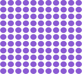 Cute Polka Dot Circle Pattern Purple