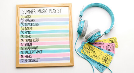 Summer Playlist and Headphones