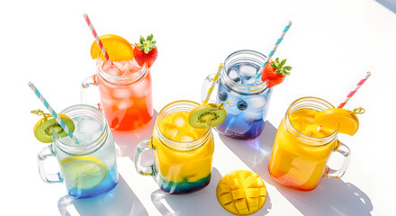 Colorful Summer Drinks