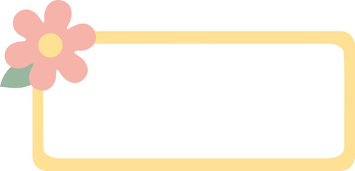 꽃 이름표 name tag