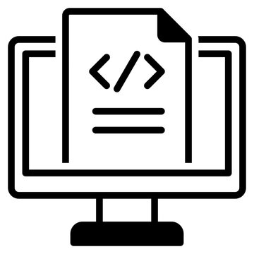 Source Code outline mixed icon
