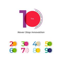 anniversary celebrations Logo Colletions Template