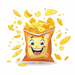 Snack Bag with Dancing Chips