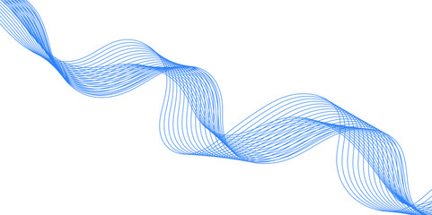 Abstract blue background with a glowing abstract waves. Abstract wave element for design. Digital frequency track equalizer, Futuristic background design. Long exposure, Light painting photography.