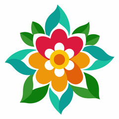 Floral patterns color vector illustration