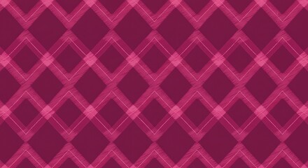Seamless Argyle Pattern in Shades of Pink and Burgundy