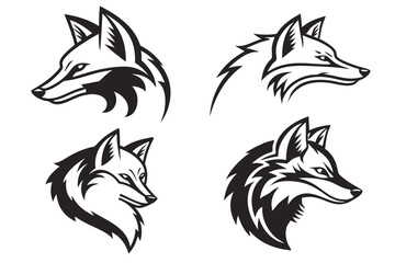 Obraz premium wolf head vector