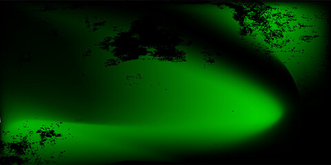 Grunge bright neon background. Green scuffs on a black wall. Dirt grunge distress texture. Overlay grunge. Alpha channel.