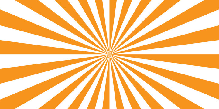 Abstract red  and white retro with sunburst pattern colorful design. Vintage sunrays illustration swirl line. sun beam vector banner design and comic burst gradient concept pattern.	